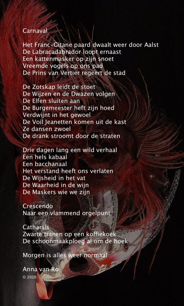 Carnaval in Aalst - gedicht - Anna van Ro