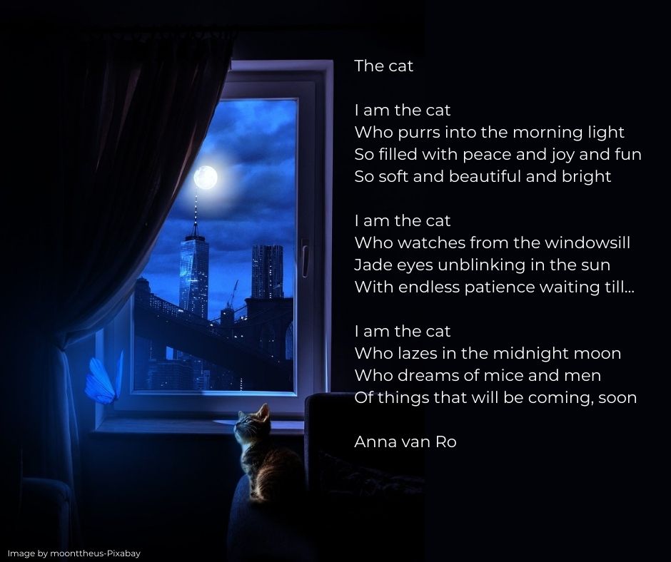 poem - the cat - Anna van Ro